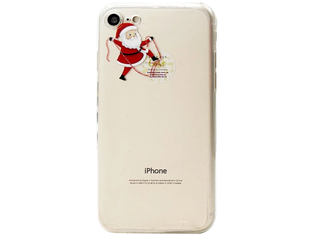 Накладка силікон Print iPhone 7/8/SE 2 Santa and rope