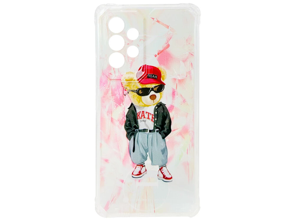 Силікон Trendy Bear Samsung A53 red cap