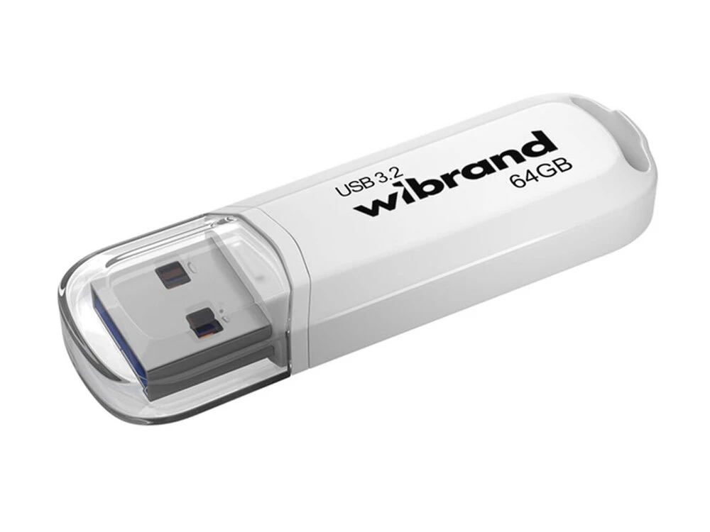 USB Flash 3.2 Wibrand Gen1 Marten 64GB white