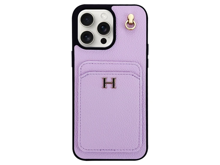 Чохол Hermès Birkin iPhone 14 Pro Max light purple