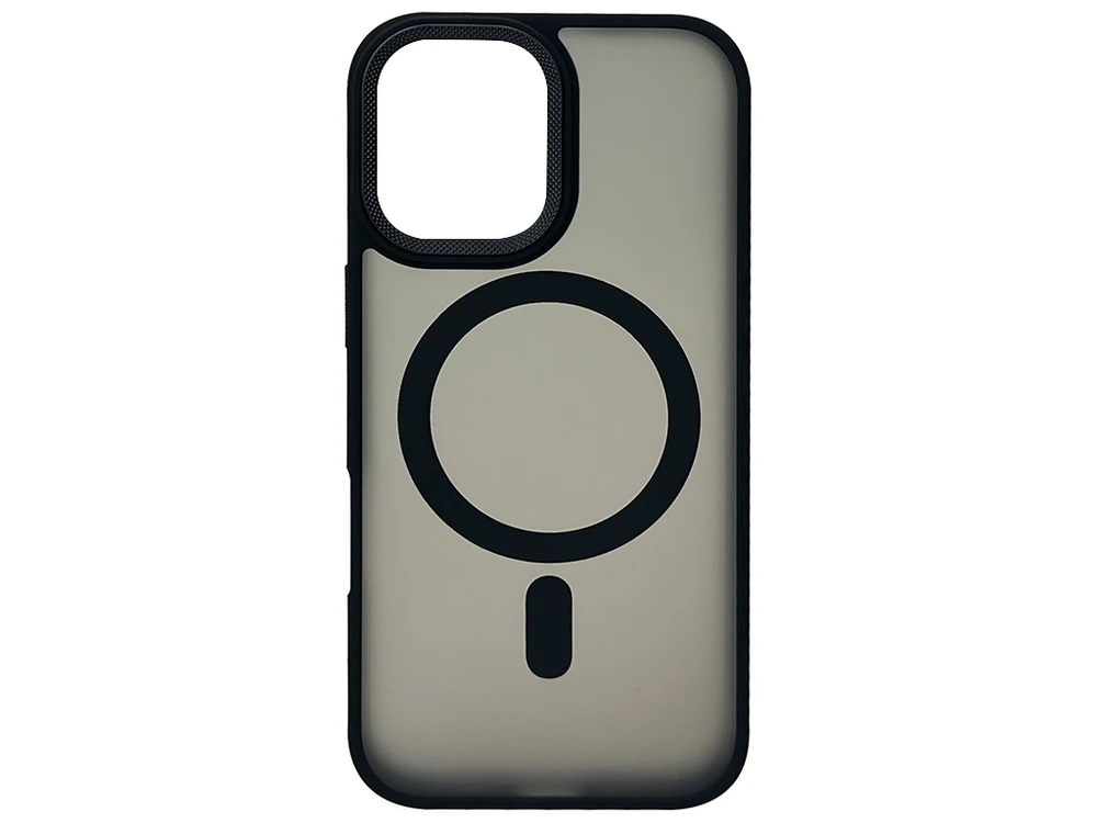 Shadow Matt Metal Buttons Corrugated MagSafe iPhone 17 black