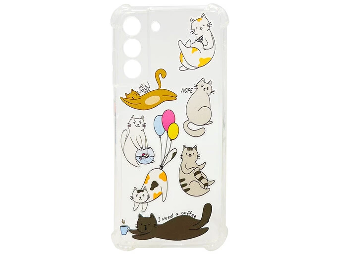 Ультрабронь Nprint Samsung S21 FE cat mode