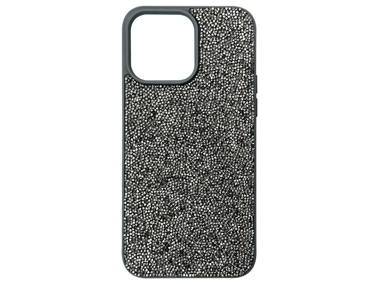 Чохол Swarovski Grainy Diamonds iPhone 14 Pro Max gray