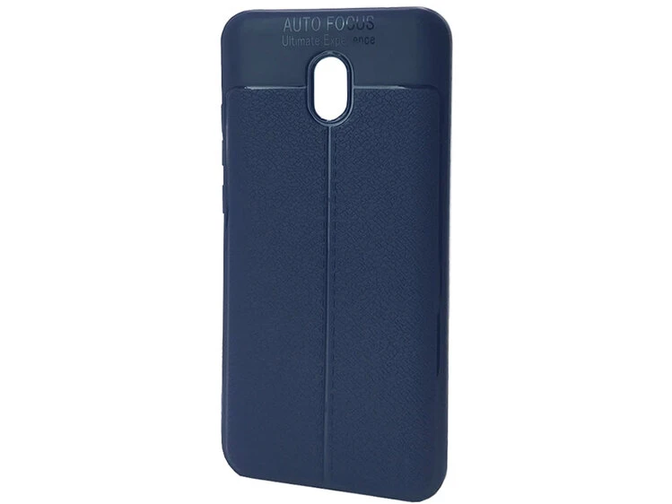 Чехол кожа Autofocus Redmi 8A blue