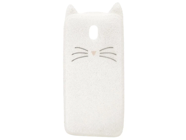 3D КОТ Samsung J530 Белый