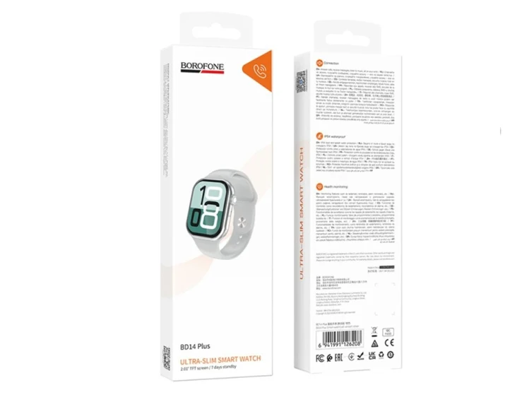 Smart Watch Borofone BD14 silver