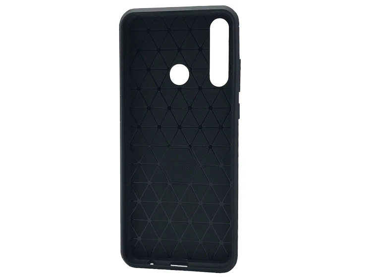 Накладка кожa Autofocus Huawei Y6P (20) black