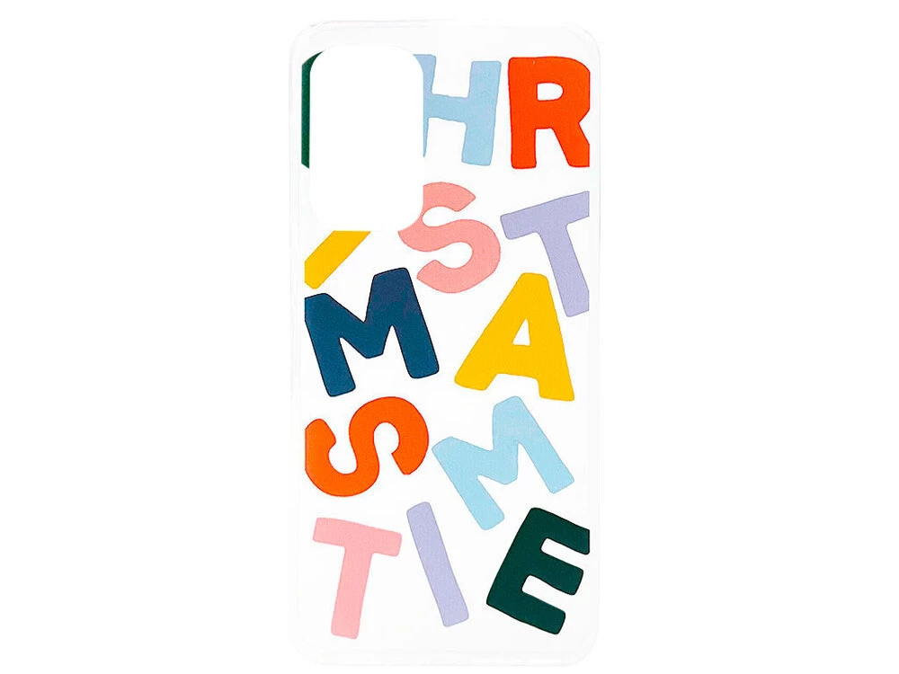 Силиконовый чехол Print Redmi Note 11/11s Christmas transparent