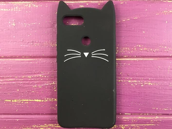 3D КОТ Xiaomi Mi8 Lite Черный