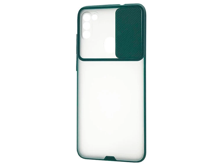 Matte case hide camera Samsung A11/M11 green