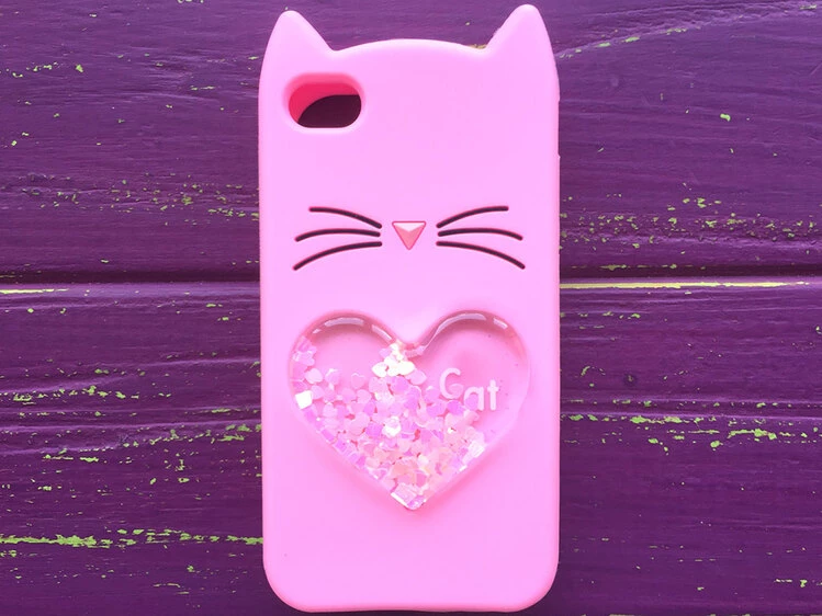 3D CAT&#039;S Love iPhone 4 Pink