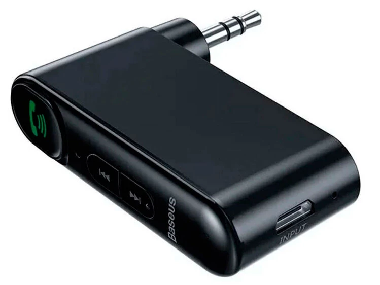 Адаптер AUX Baseus Qiyin Car BT receiver black