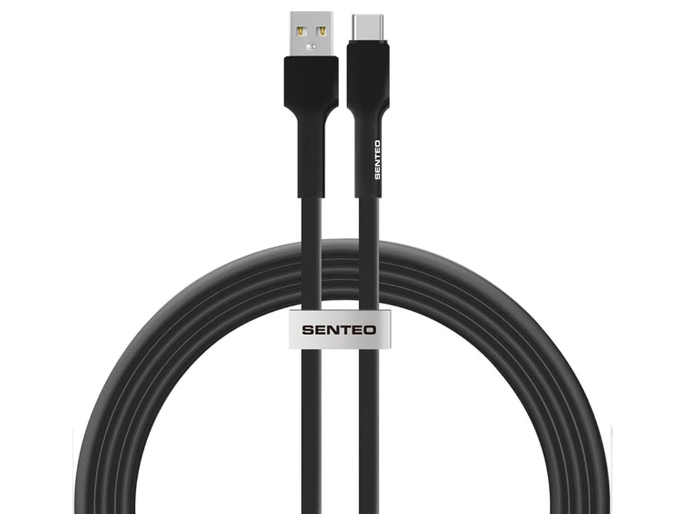 Кабель Senteo SL-03 Silica USB-Type-C 3A 15W 2m black
