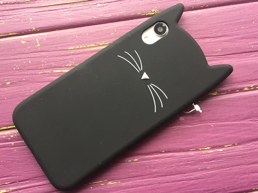 3D CAT&#039;S iPhone Xr Black