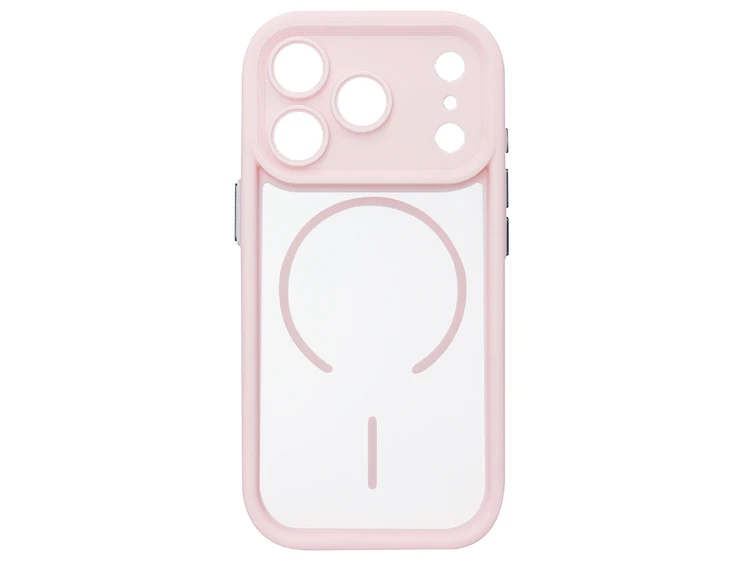 Накладка Clear Shock MagSafe iPhone 17 Pro pink