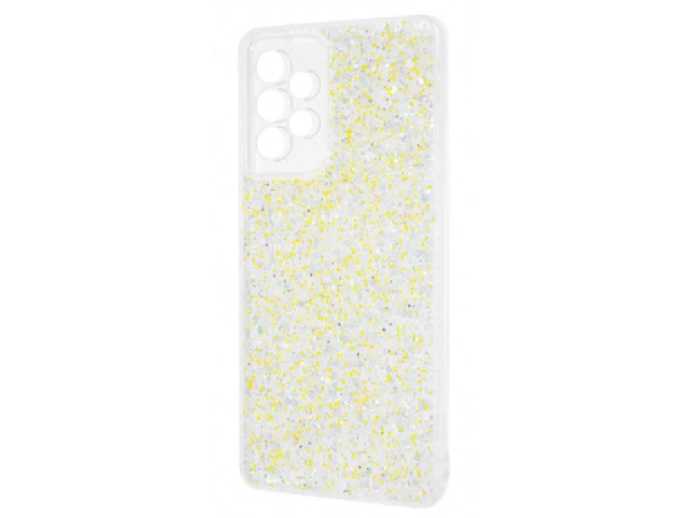 Чохол Diamond Confetti Samsung A73 gold