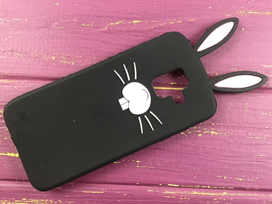 3D Bunny Samsung A6(18) Black