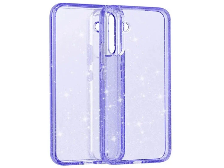 Накладка Shiny dust clear Samsung A16 purple