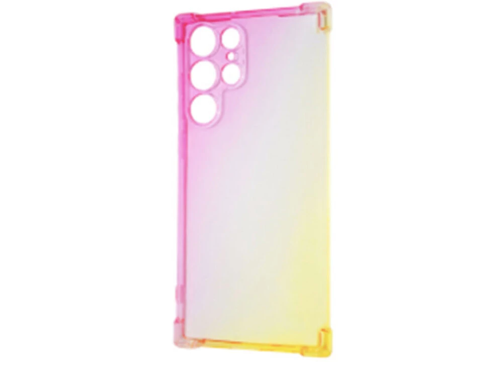 Ультрабронь Gradient Samsung S22 Ultra pink/yellow