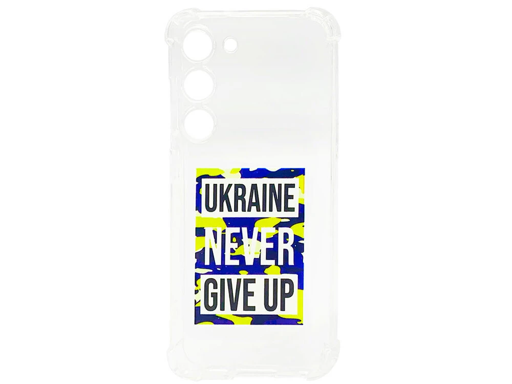 Силікон Nprint UA Samsung S23+ never give up clear