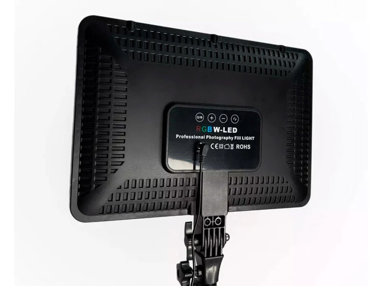 Led лампа відеосвітло 220V PL-36 36см без штатива black