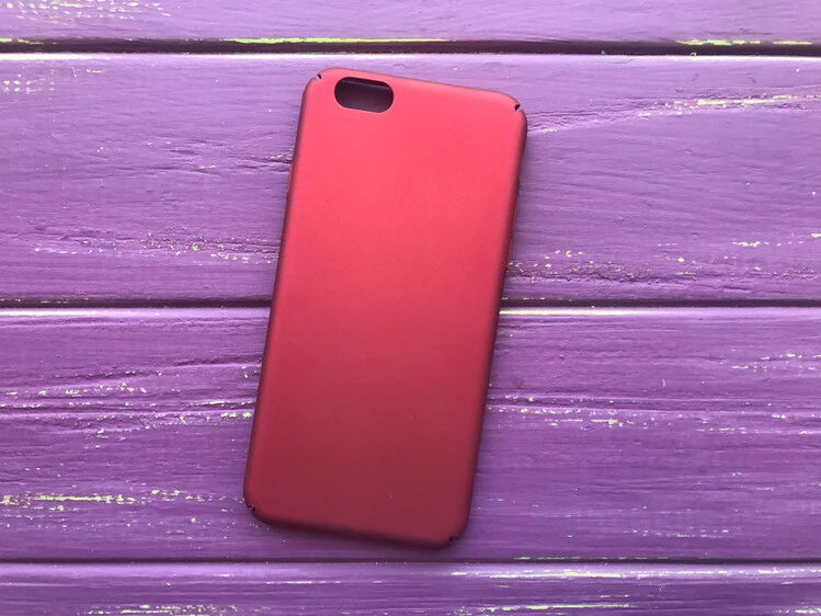 Пластик прорізи iPhone 6 red
