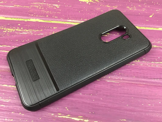 Силикон Rugged Pocophone F1 черный