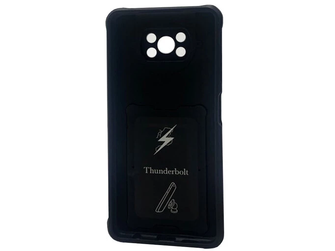 Ударопрочный чехол Honor Hide Camera для Poco X3/X3 Pro черный