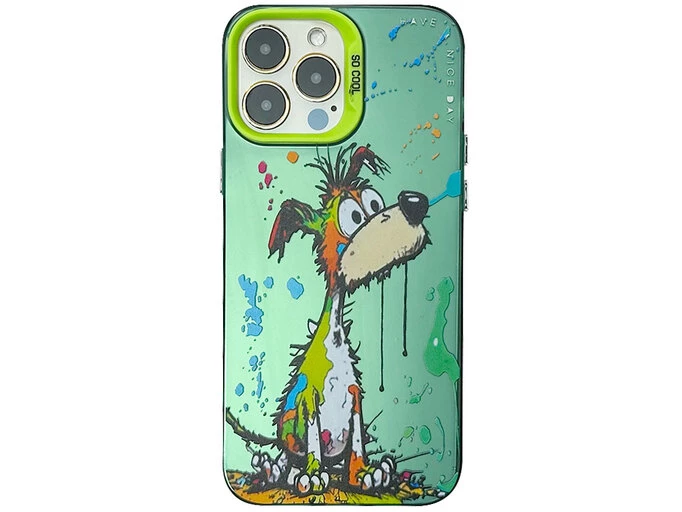 Накладка So Cool Print iPhone 13 Pro Max green dog