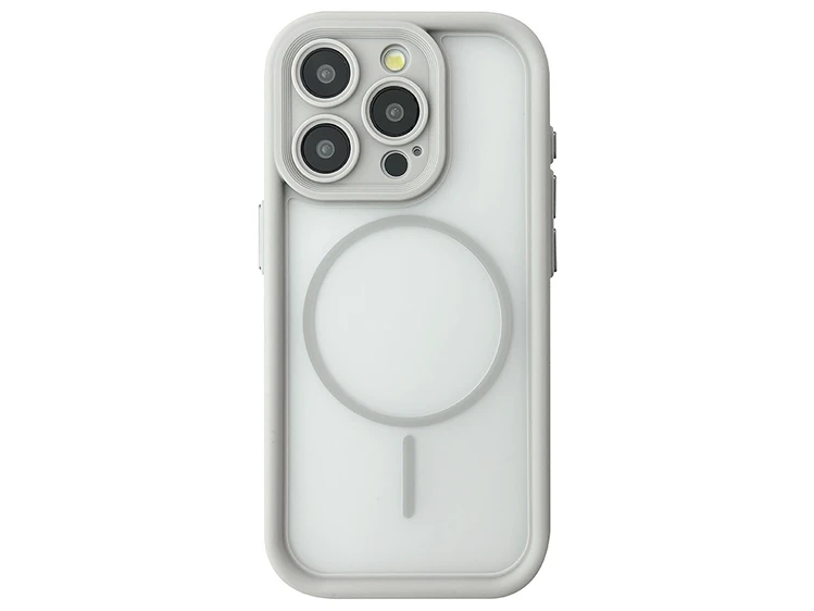 Накладка Clear Shock MagSafe iPhone 15 Pro grey