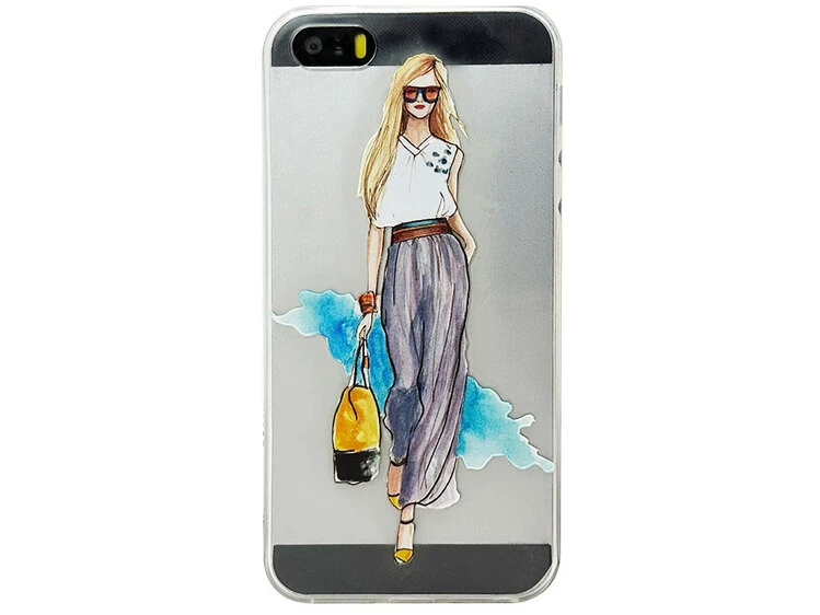 Силікон iPhone 5 Дівчина