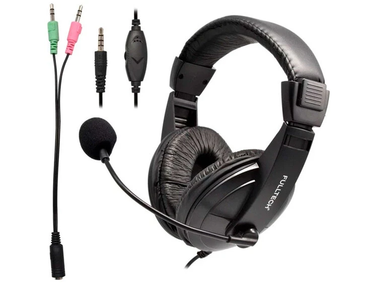 Наушники BIG FULLTECH FH-01 GAMING с микрофонами черные