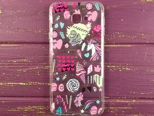 Силикон Pic Samsung J4+(18) Unicorn