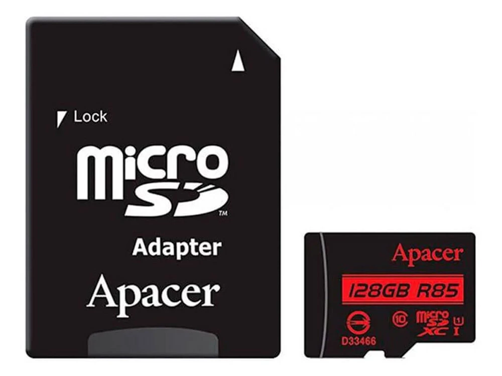 Карта пам&#039;яті (UHS-1) Apacer 128Gb R100MB/s (10)+adapter
