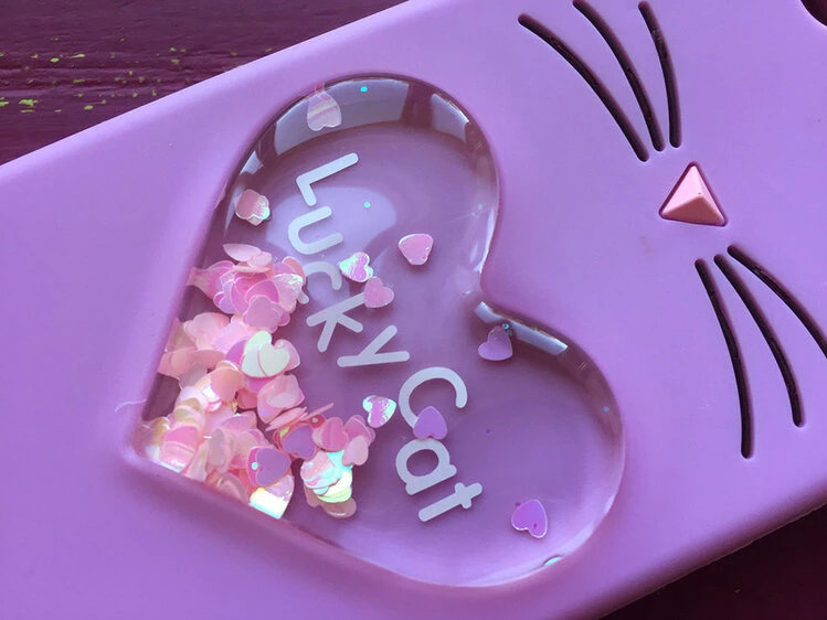 3D CAT'S Love iPhone 4 Purple