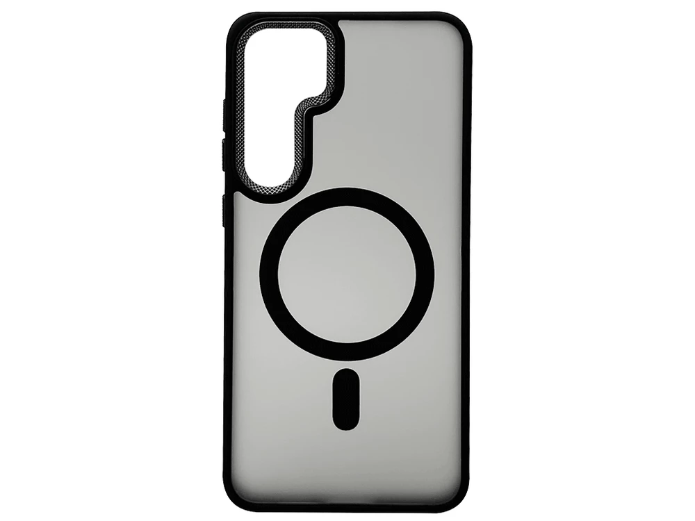 Shadow Matt Metal Buttons Corrugated MagSafe Samsung S24+/S25+ black