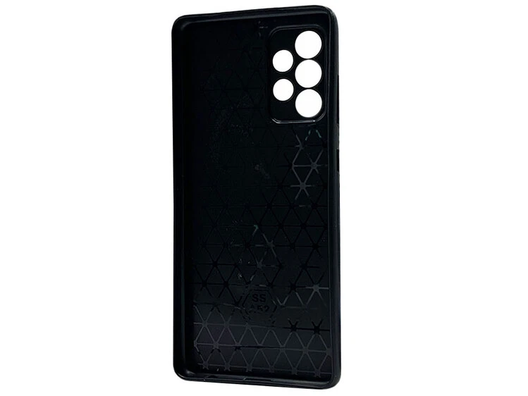 Накладка Leather Weaving Samsung A52/A52s black