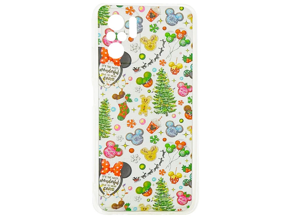 Накладка силікон Print Redmi Note 10/10s/Poco M5s Christmas Mickey Mouse