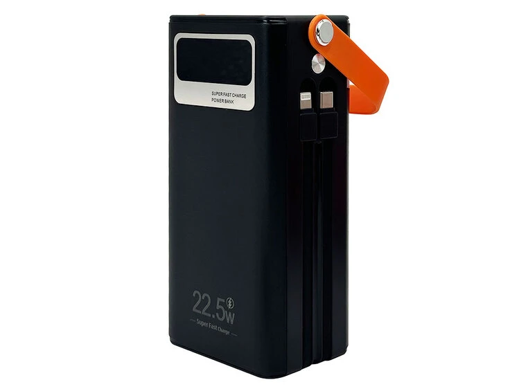 Power Bank TUGII Y104 PD22.5W/ + кабель Type-C/Lightning 40000mAh black