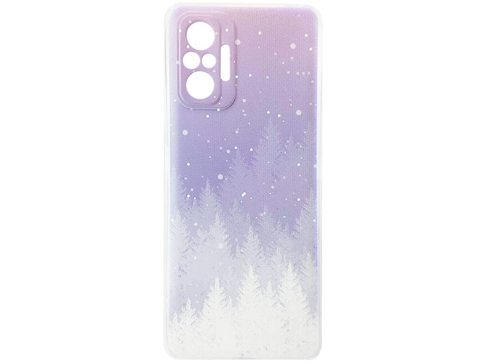 Накладка силікон Print Redmi Note 10 Pro Winter forest