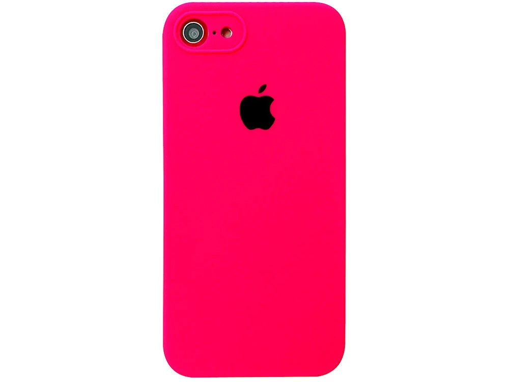 Case soft touch Square Camera iP 7/8/SE 2 (47) hot pink