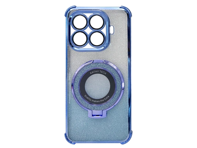 Силікон Kathy Tech Shining Magsafe+Ring Xiaomi 15T Pro blue