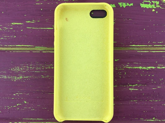 Case soft touch iP5 (04) yellow