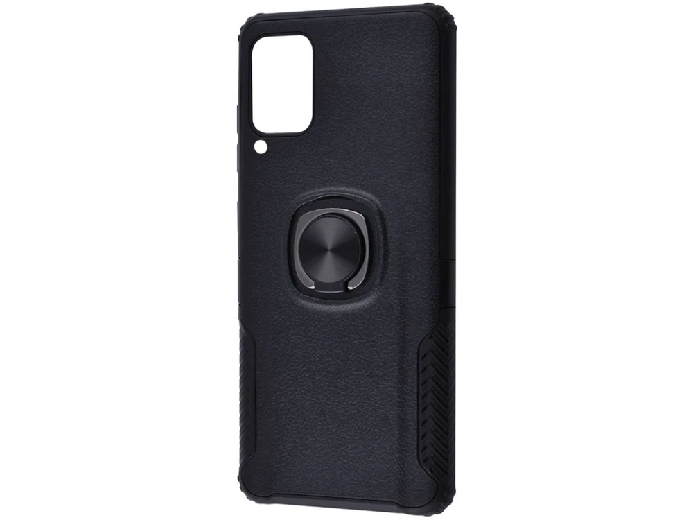 Case ring техно кожа Huawei P40 Lite black