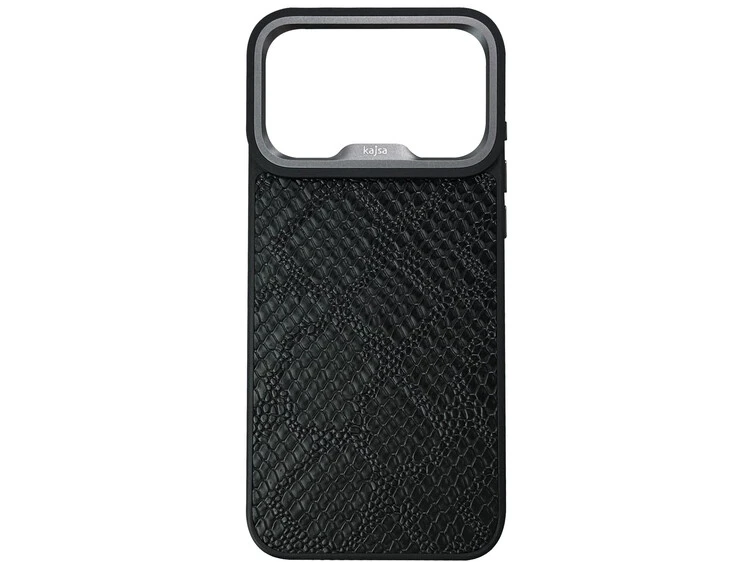 Kajsa Glamorous Collection Complex Lizard MagSafe iPhone 17 Pro Max black