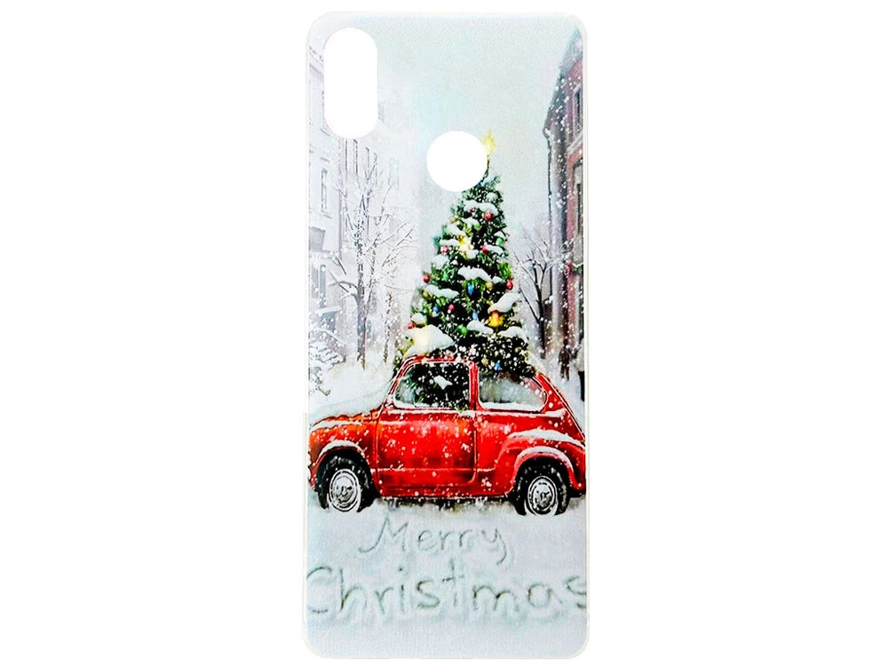 Накладка силікон Print Redmi Note 7 Snowy Christmas