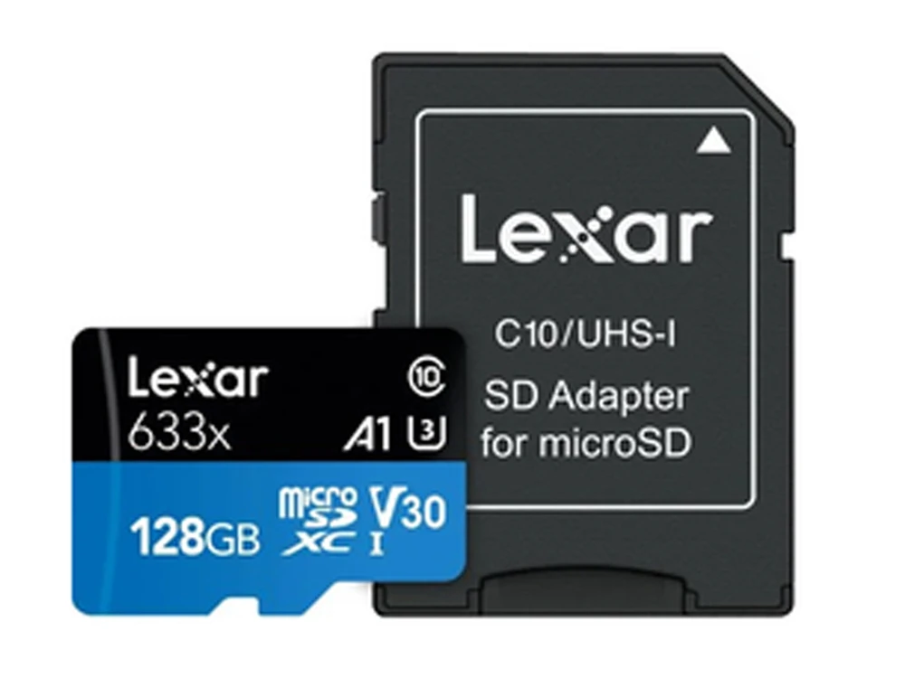Карта пам'яті (UHS-1 U3) Lexar 128Gb (10) +adapter