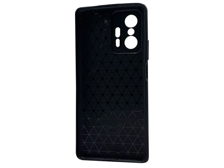 Чехол Leather Weaving для Xiaomi Mi 11T/11T Pro черный
