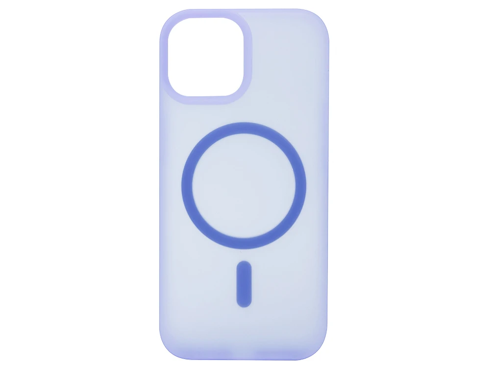 Накладка Silicone Matt MagSafe iPhone 13/14 purple