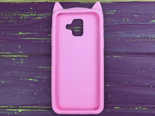 3D CAT'S Samsung A6 (18) Pink